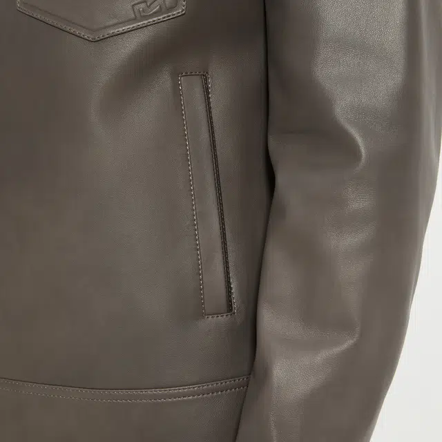 利郎 时尚都市云雾皮简约质感皮衣 男款