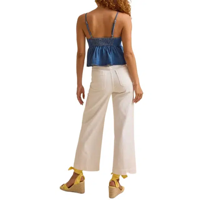 ALTAR'D STATE Lakin Babydoll Bow Strap Tank