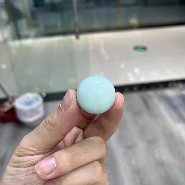 灵运宝 【师傅已加能量】#转运招财一物一图湖北原矿大俏色天眼圆珠单珠高瓷高色菜籽黄无油无水 绿松石 吊坠 男女同款情侣款