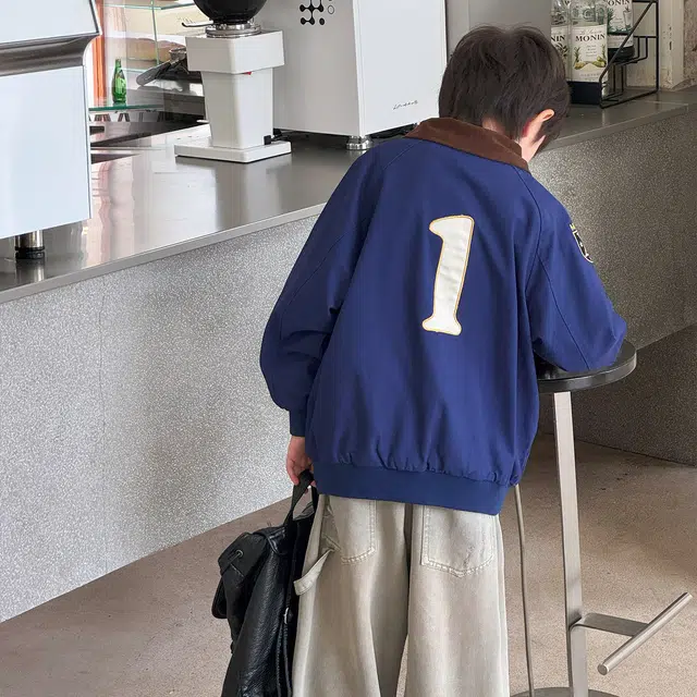 俞兆林棒球服 复古帅气做旧 儿童款