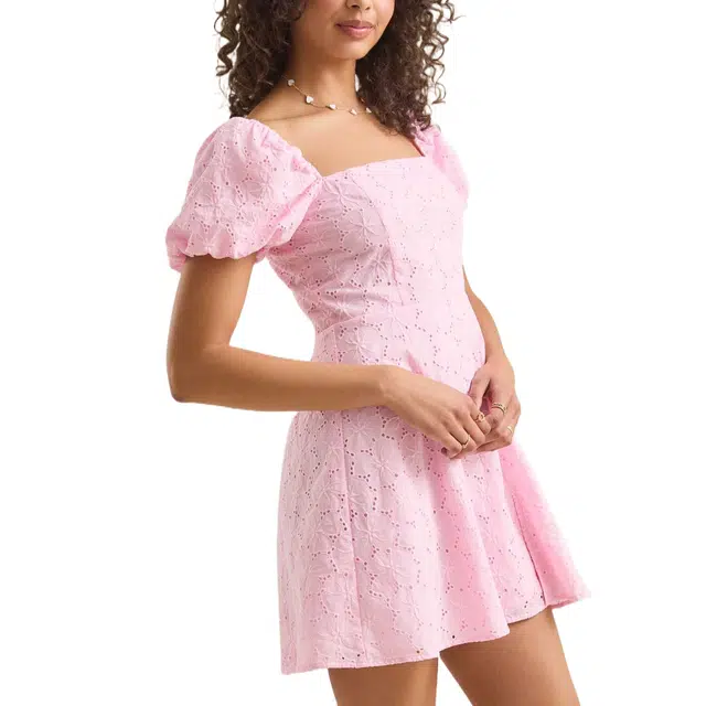ALTAR'D STATE Josie Eyelet Mini Dress