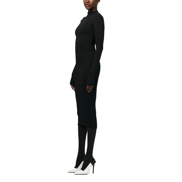 NAKED WARDROBE NW Sculpt Midi Dress