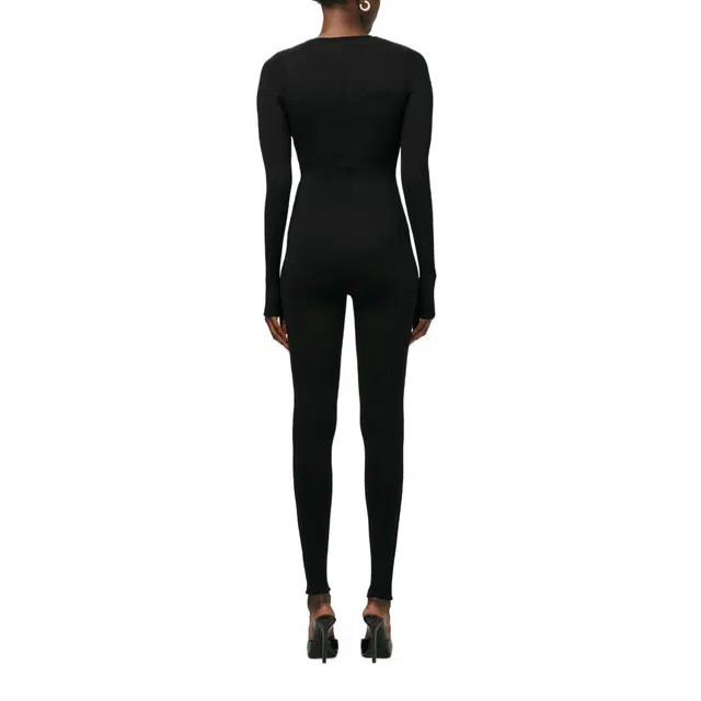 NAKED WARDROBE NW Sculpt V-Neck Jumpsuit