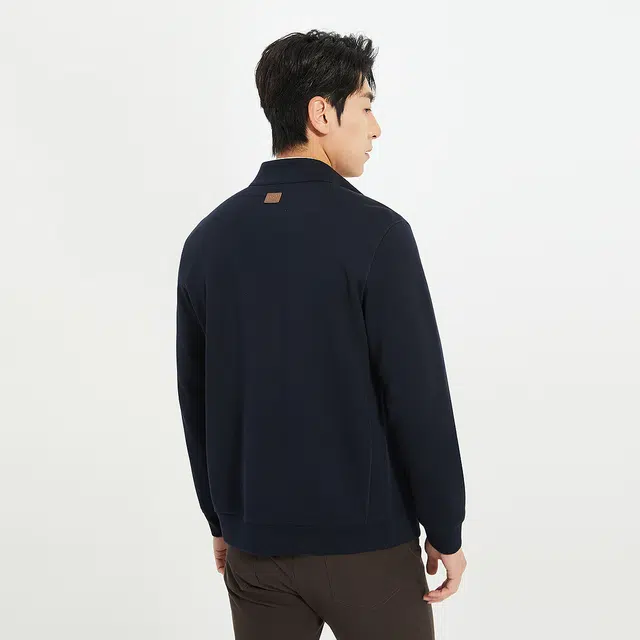 利郎 时尚都市商务休闲秋季卫衣 男款