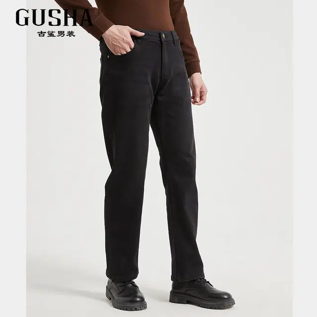 古鲨 高端潮流休闲裤长裤牛仔裤 男款