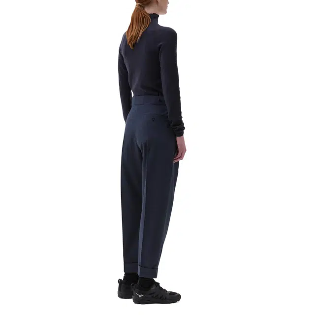 MARGARETHOWELL SINGLE PLEAT TROUSERS