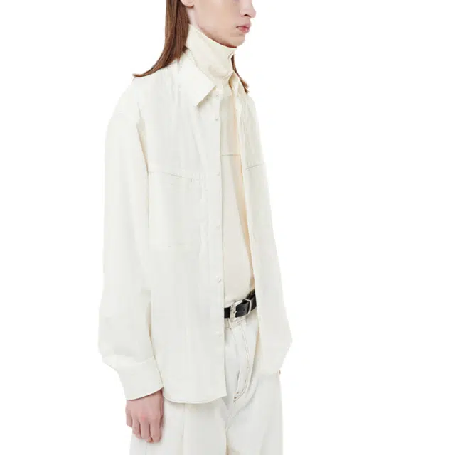 BESLOW COTTON STITCHED MILITARY SHIRT