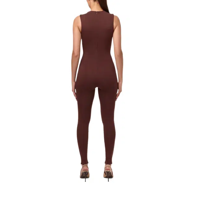 NAKED WARDROBE Sleeveless Sculpt Jumpsuit NW