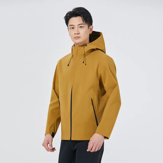 利郎 功能商旅纯色三防科技连帽商务休闲通勤秋季风衣 男款