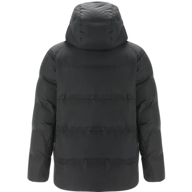 比音勒芬 休闲简约纯色连帽羽绒服 男款