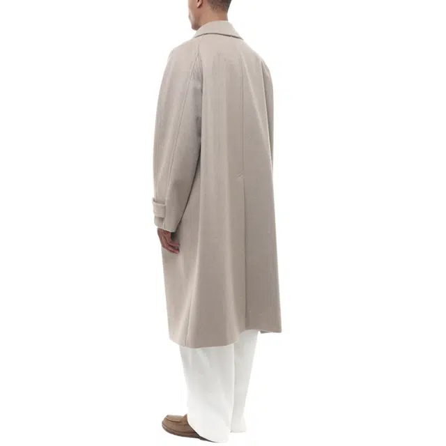 BESLOW OVERSIZED CASHMERE BALMACAAN COAT
