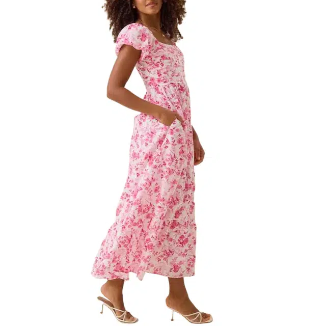 ALTAR'D STATE Adeline Floral Maxi Dress