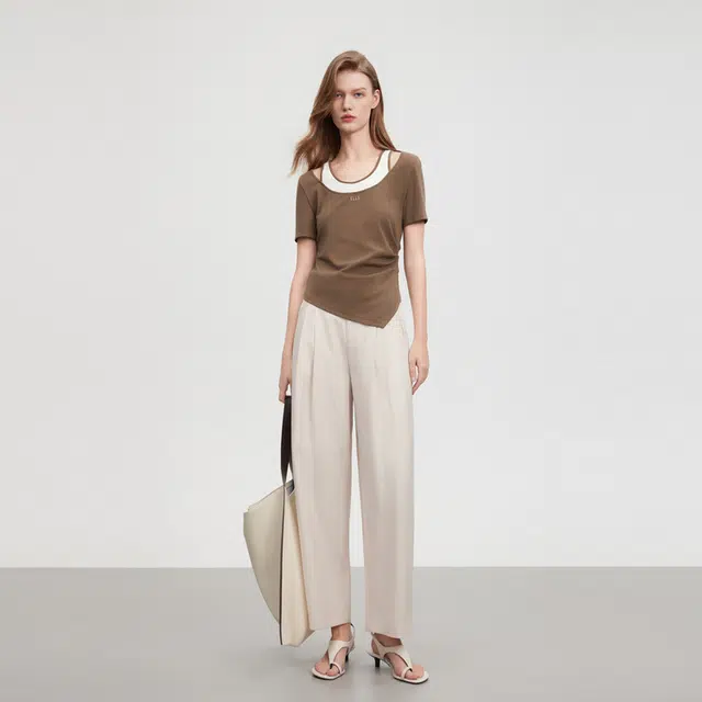 ELLE Two-in-One Colorblock Tee