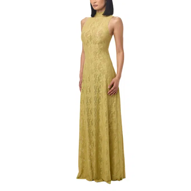 NAKED WARDROBE Sleeveless Maxi Dress Stretch Lace