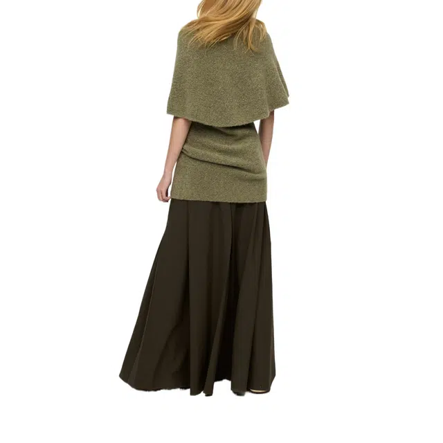 RUOHAN DARK SAGE CAPE TOP PREAW25