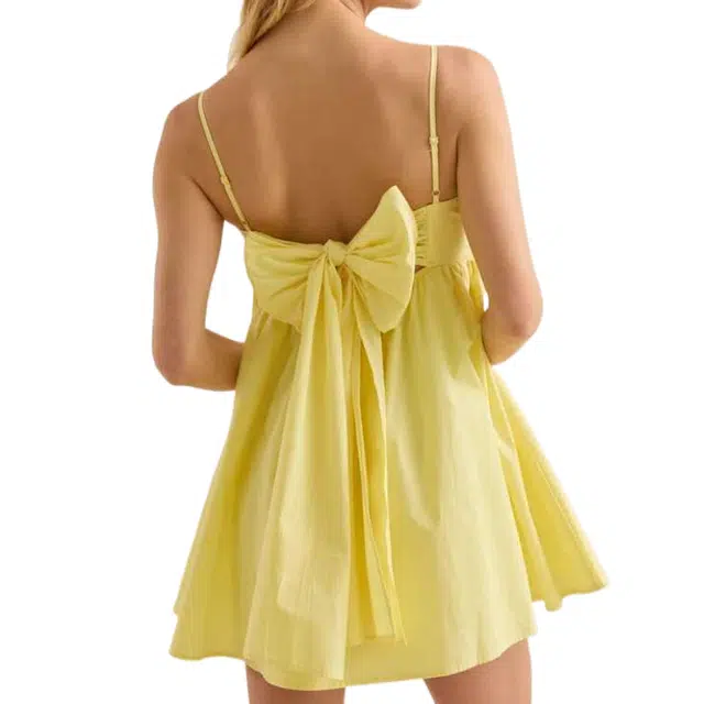 ALTAR'D STATE Jancy Bow Mini Dress