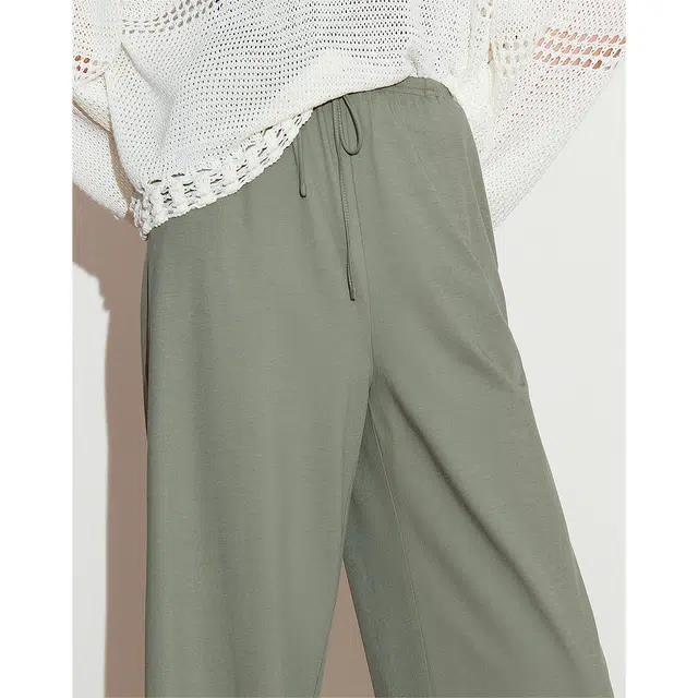 初语 松弛感纯色简约舒适时尚休闲裤 女款