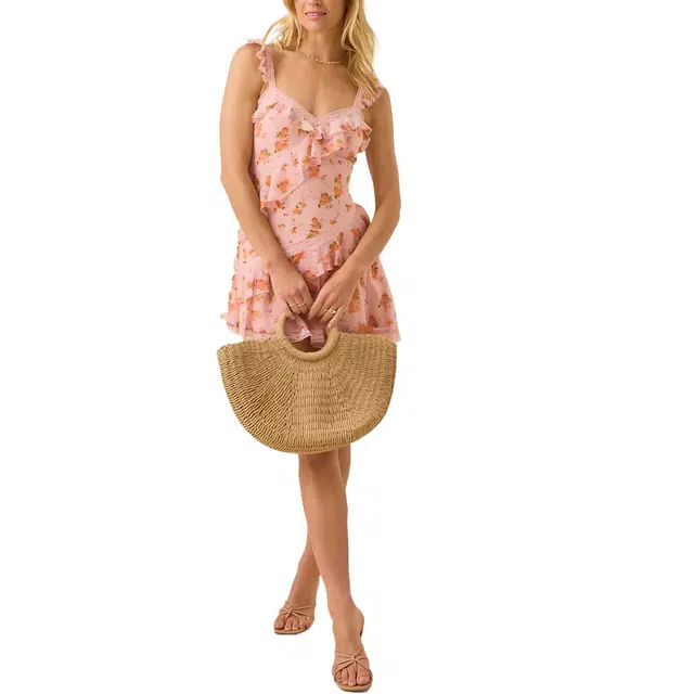 ALTAR'D STATE Floral Mini Dress