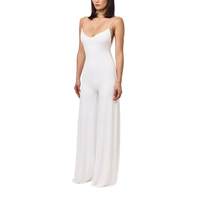 NAKED WARDROBE Smooth Cami Wide Leg Jumpsuit