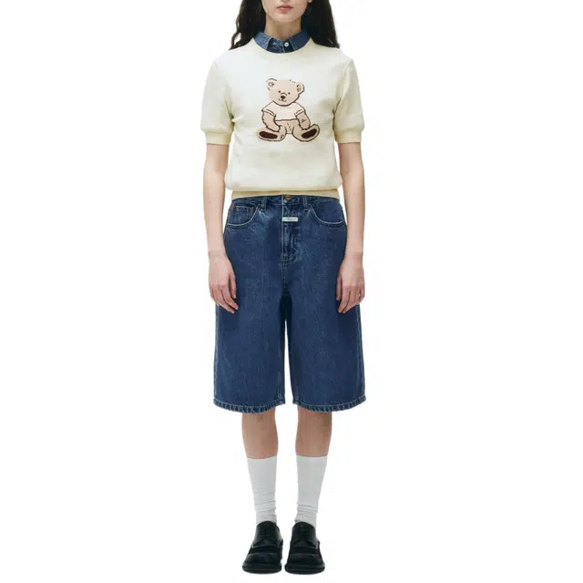 MARITHE FRANCOIS GIRBAUD W DOODLE BEAR HALF KNIT