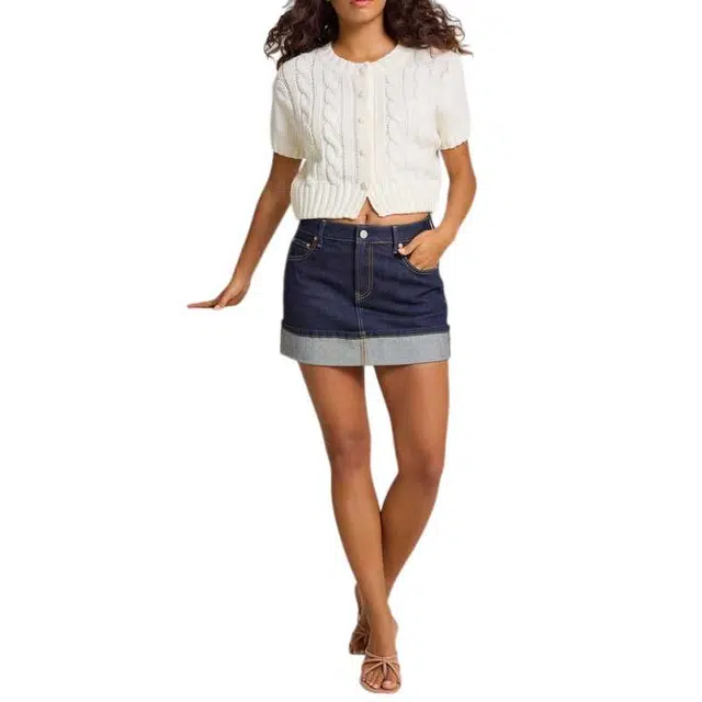 ALTAR'D STATE Cable Cropped Cardigan Juliet