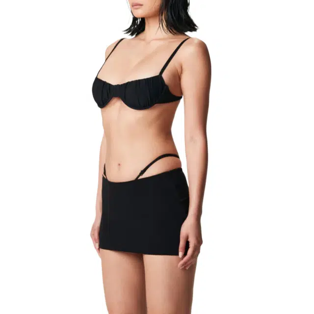 NAKED WARDROBE Cover-Up Mini Skirt