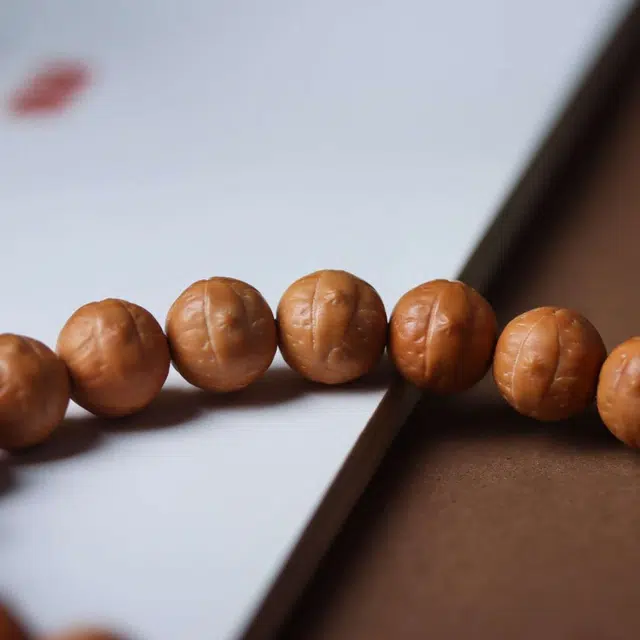 爵倾 猴头凤眼款 精品猴头精工雕刻凤眼 颗颗规整统一 金刚菩提 手串 男款