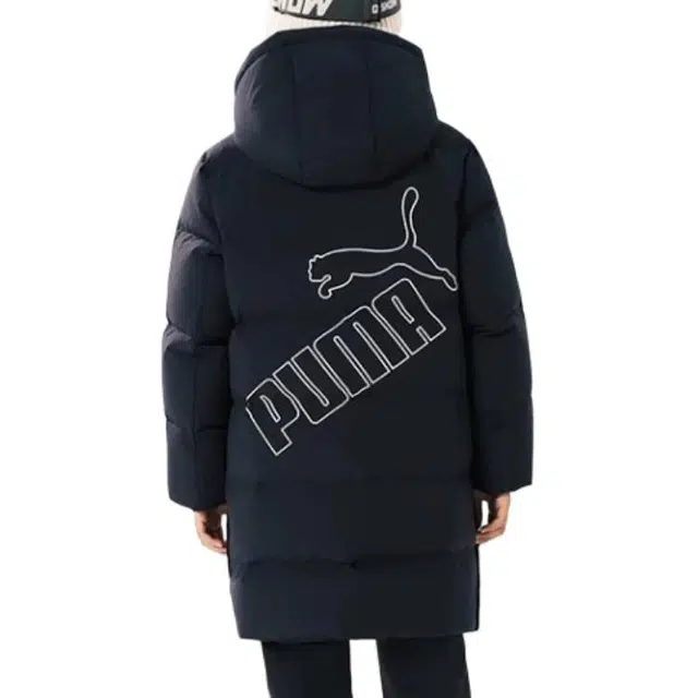 PUMA SportstyleBIG WISESHIELD LOGO LONG DOWN COAT logo