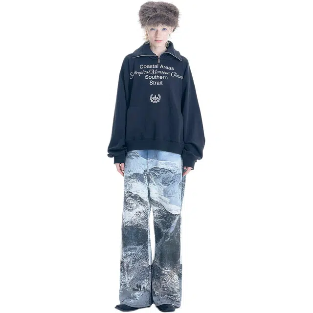 Apriority Clothing Baggy Pants White