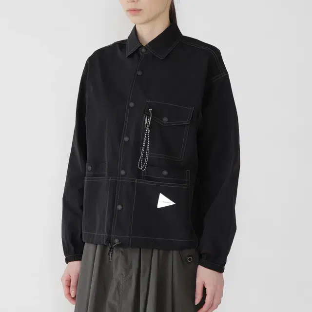 and wander FW25 crinkled nylon shirts jacket