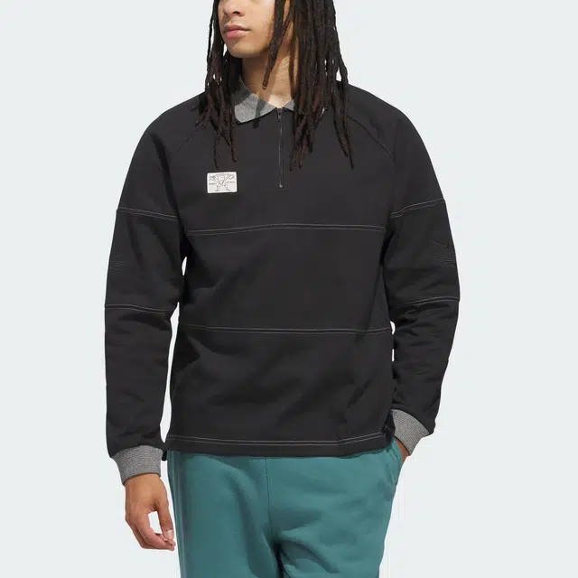 adidas originals Shmoofoil FW25 RUGBY SHIRT logoPolo