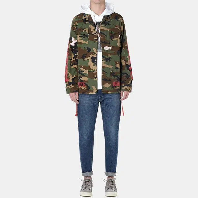 OFF-WHITE Camo Shirt Jacket