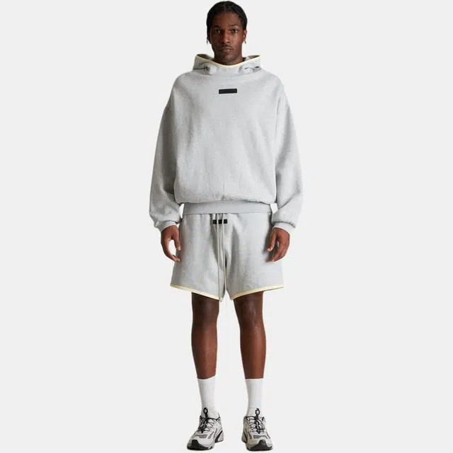 Fear of God Essentials SS24 drop2 Hoodie Light Heather Grey