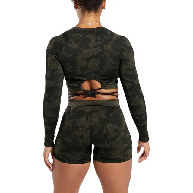 GYMSHARK Adapt Camo Seamless Ribbed T