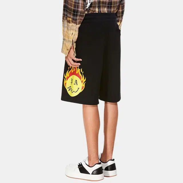 Palm Angels Burning Head Shorts