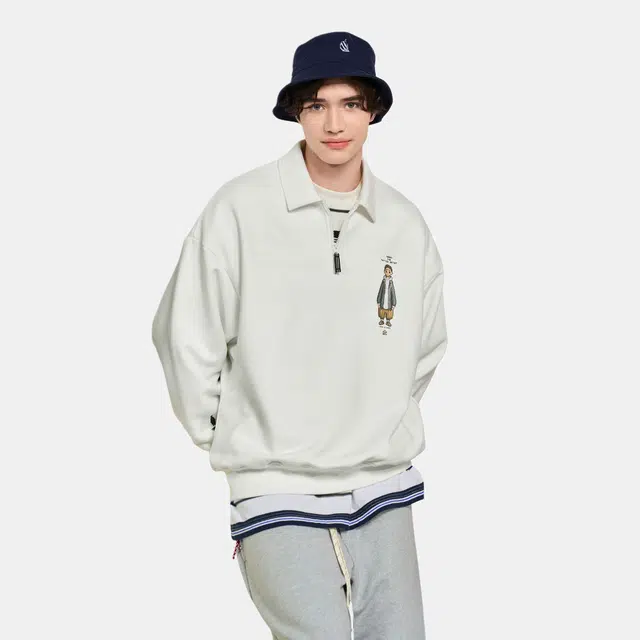 nautica white sail x POPBOY FW23 Logo