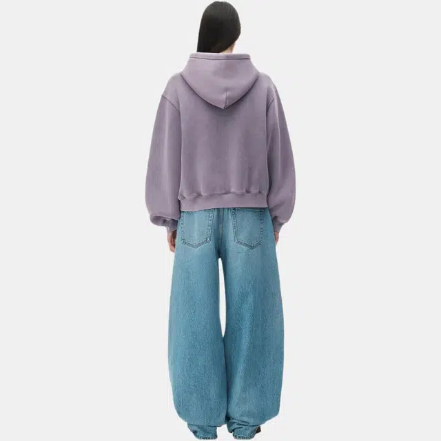 Alexander Wang SS24 Logo Hoodie Lavender