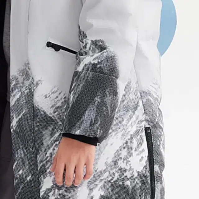 波司登羽绒服 时尚百搭流行潮流中长鸭绒 云雾雪山 儿童款