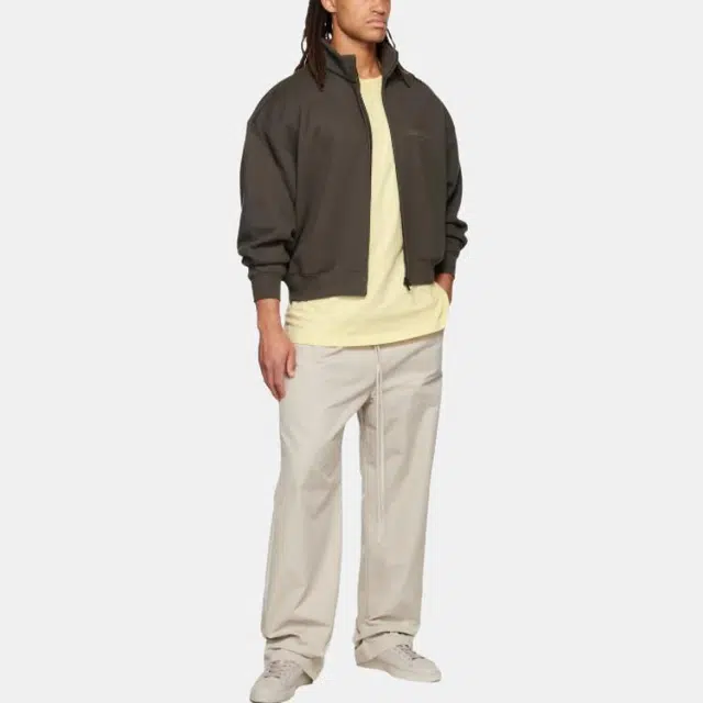 Fear of God Essentials Off Black Jacket