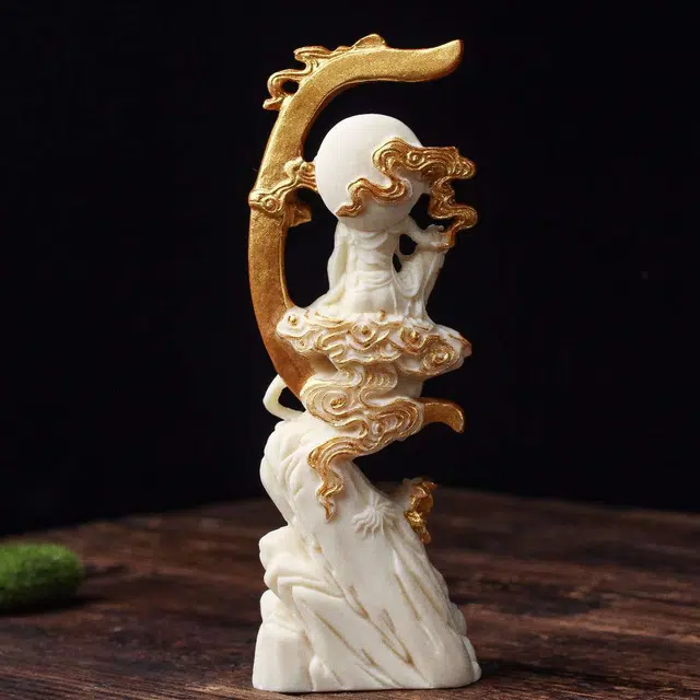 爵倾 《名称》水月观音 象牙果 摆件 男女同款情侣款