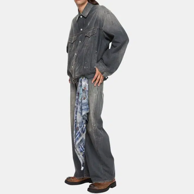 Acne Studios Denim Jacket Grey