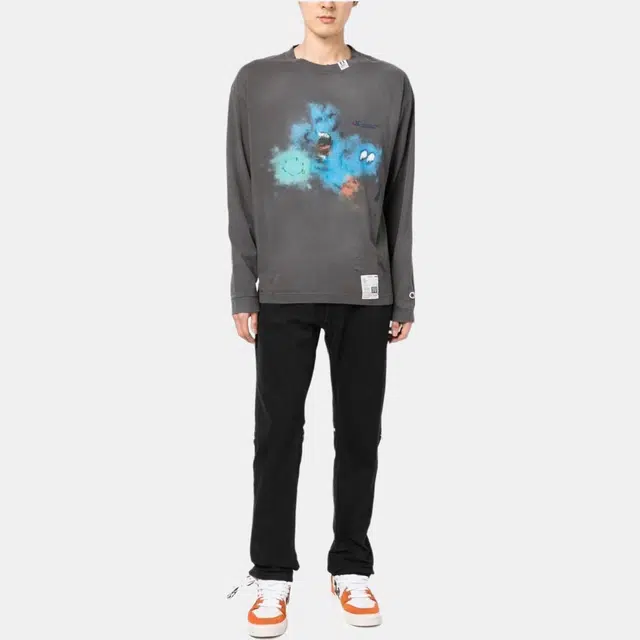 Mihara Yasuhiro Crewneck Sweatshirt Light Grey