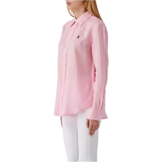 Polo Ralph Lauren Logo Button-Down Shirt Pink