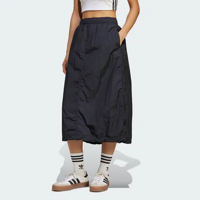 adidas originals SS25 WOVEN MID SKIRT