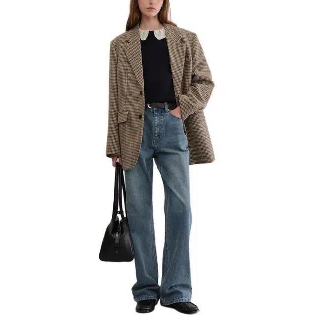Dunst RELAXED FLARE JEANS CLASSIC BLUE