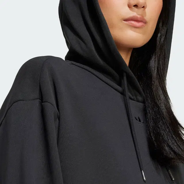 adidas originals Embellished Oversized Hoodie Logo