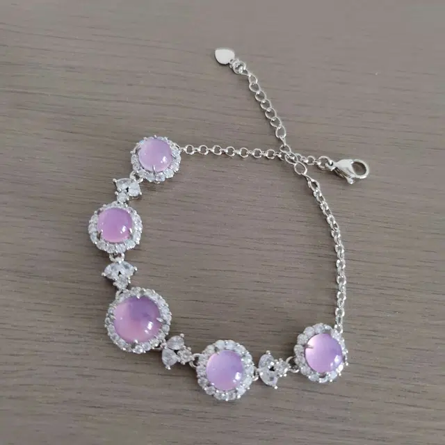 识恩 樱花粉桃花运粉紫爱丽丝多子多福 新中式轻奢高级感国潮复古风＃好运 玉髓 手链 女款