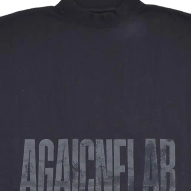 Balenciaga Graphic Logo T-Shirt Dark Grey