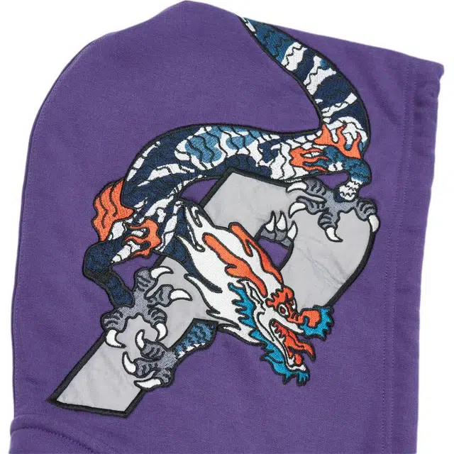 PALACE FW22 Dragon P-3 Hood Purple Logo