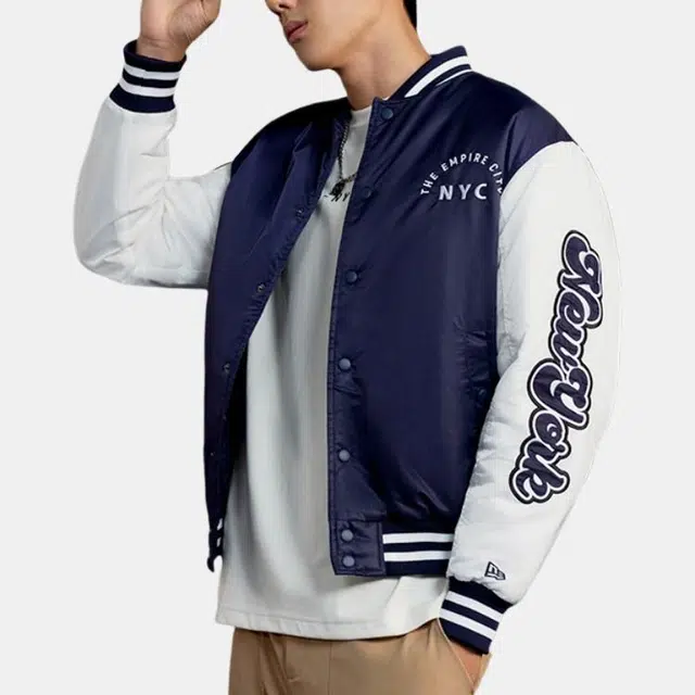 New Era Varsity Jacket Navy